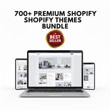 Load image into Gallery viewer, 700+ Premium Shopify Themes Pack – Responsive, High-Conversion Designs for Every Niche
