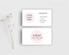 Minimal Blush Digital Business Card Template – Elegant & Editable Professional Card Design