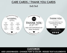 Load image into Gallery viewer, Ultimate Clothing Business Labeling Bundle – Editable Product Labels, Care Cards &amp; Order Forms