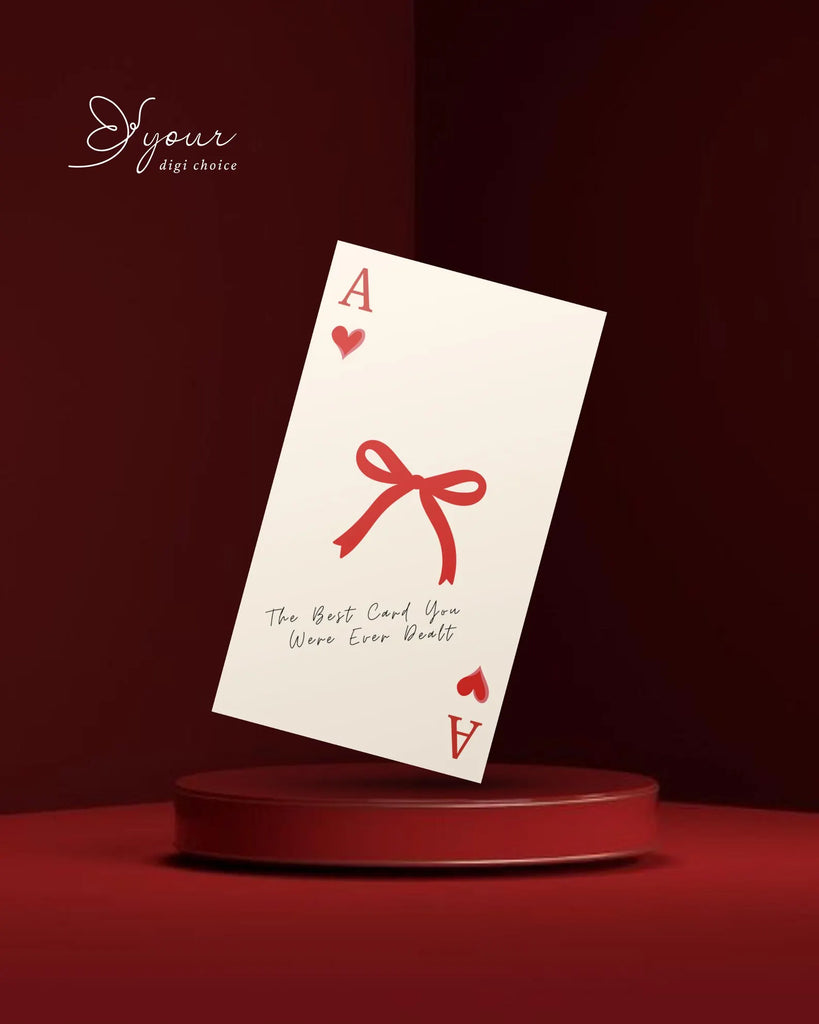 Luxury Playing Card Business Card Template – Editable Canva Digital Card Design