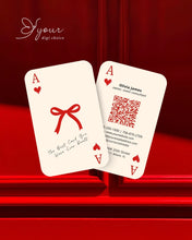 Load image into Gallery viewer, Luxury Playing Card Business Card Template – Editable Canva Digital Card Design