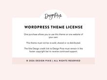 Load image into Gallery viewer, Amelia May – Elegant Feminine WordPress Theme for Lifestyle &amp; Personal Blogs