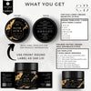 Luxury Black & Gold Cosmetic Label Templates Bundle – Editable Canva Product Label Designs