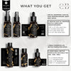 Luxury Black & Gold Cosmetic Label Templates Bundle – Editable Canva Product Label Designs