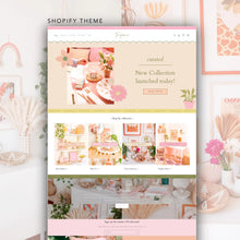 Load image into Gallery viewer, Feminine Pastel Shopify Theme – Elegant Lifestyle Store Design with Pages &amp; Branding Layouts
