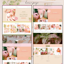 Load image into Gallery viewer, Feminine Pastel Shopify Theme – Elegant Lifestyle Store Design with Pages &amp; Branding Layouts