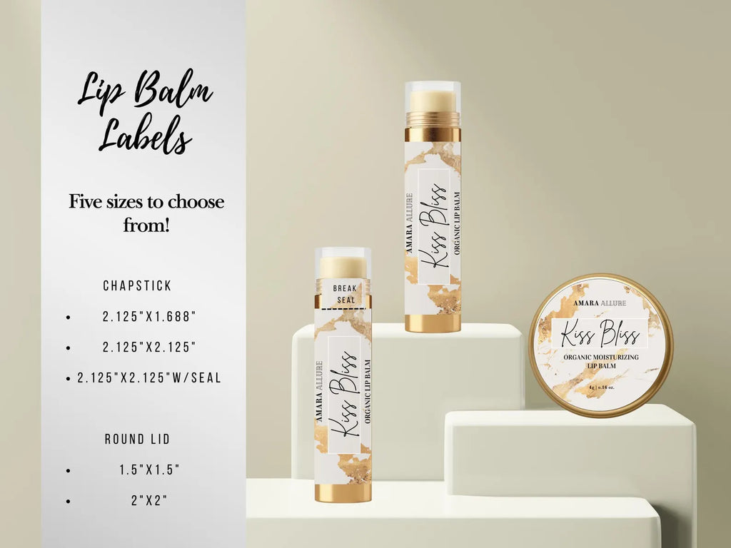 Luxury Cosmetic Label Bundle | Editable Canva Skincare & Beauty Product Label Templates