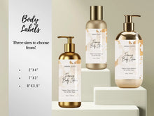 Load image into Gallery viewer, Luxury Cosmetic Label Bundle | Editable Canva Skincare &amp; Beauty Product Label Templates